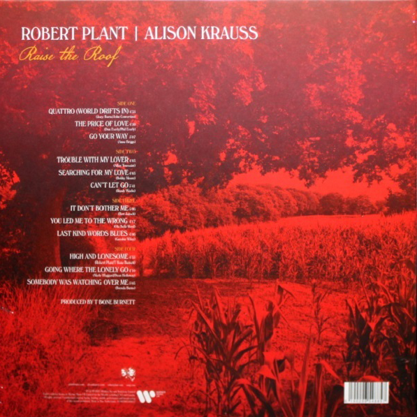 LP Plant, Robert & Krauss, Alison  - Raise The Roof (Red Vinyl)