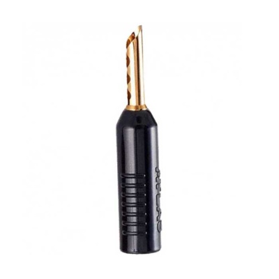 Atlas Achromatic Gold Z Plug Crimp Black