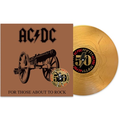 LP AC/DC - For Those About To Rock You (Gold Metallic)