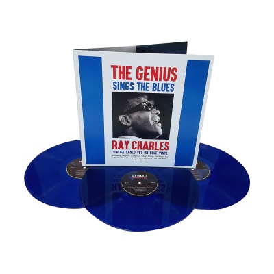 LP Charles, Ray - The Genius Sings The Blues (Blue Vinyl) 3LP