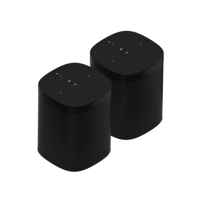 Sonos Two Room Set with Sonos One Black