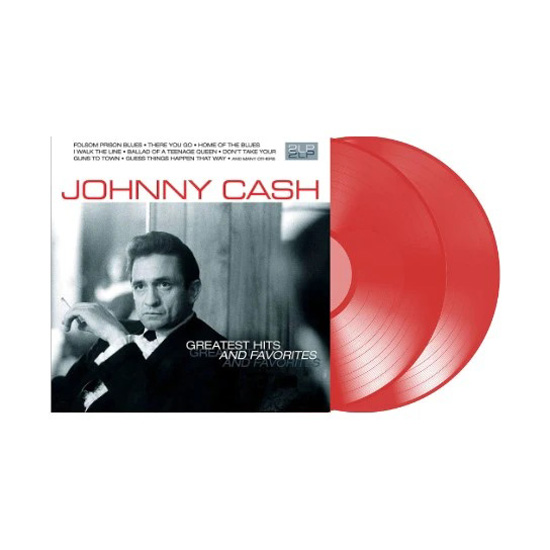 LP Johnny Cash Greatest Hits And Favorites (Transparent Red). Купить