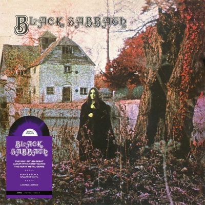 LP Black Sabbath - Black Sabbath (Purple & Black Splatter)