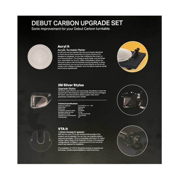 Pro-Ject Debut Carbon Upgrade Set