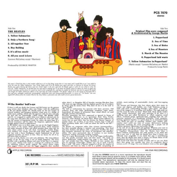 LP The Beatles - Yellow Submarine