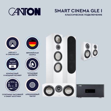 Canton Smart Cinema GLE I White