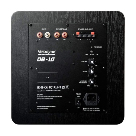 Velodyne DB-10 Black