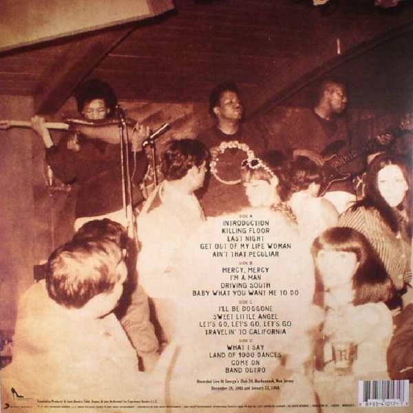 LP Hendrix, Jimi - Live At George's Club 20