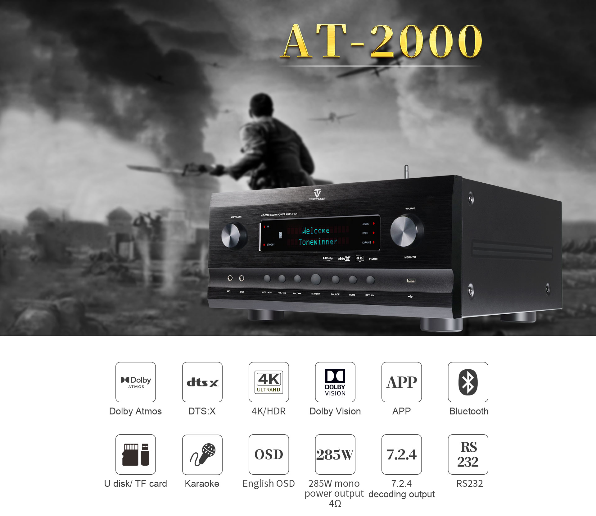 AV-ресивер Tonewinner AT-2000