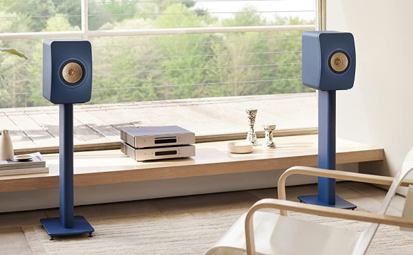 KEF S2 Floor Stand Royal Blue Special Edition